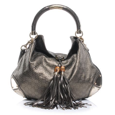 gucci classic hobo bag|Gucci hobo bag with tassels.